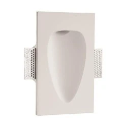 Γύψινο σποτ led παραλληλόγραμμο 270x160x50mm 1W θερμό φως 3000k 80lm μη στεγανό IP20