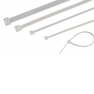 Δεματικά καλωδίων 350x4.8mm σε blister 100τμχ σε λευκό χρώμα