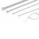 Δεματικά καλωδίων 350x4.8mm σε blister 100τμχ σε λευκό χρώμα