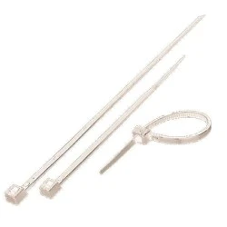 Δεματικά καλωδίων 450x7.6mm λευκά σε συσκευασία 100τμχ
