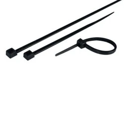 Δεματικά καλωδίων 150x3.6mm μαύρο χρώμα σε blister 100τμχ