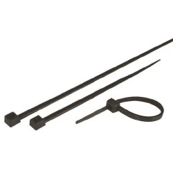 Δεματικά καλωδίων 370x3.6mm μαύρα σε συσκευασία 100τμχ