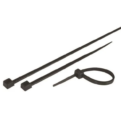 Δεματικά καλωδίων 450x7.6mm μαύρα σε συσκευασία 100τμχ