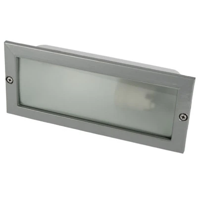 Φωτιστικό διαδρόμου χωνευτό γκρι 233x83x101mm με ντουί Ε27 χωρίς περσίδες IP44 Φωτιστικό διαδρόμου χωνευτό γκρι 233x83x101mm με ντουί Ε27 χωρίς περσίδες IP44