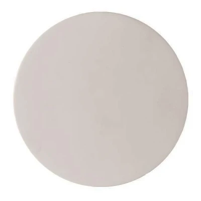 Απλίκα τοίχου LED στρόγγυλη γύψινη λευκή 2x3W 220-240V 3000K λευκό θερμό φως CREE PRO Φ155x50mm