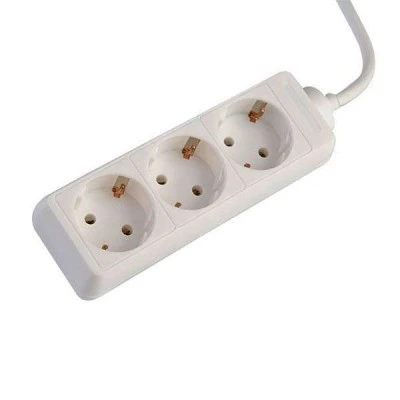 Πολύπριζο 3 θέσεων 16A με καλώδιο διατομής 3x1,5mm 5m με γείωση