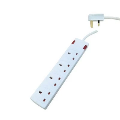 Πολύπριζο 4 θέσεων UK 13A με καλώδιο 3m BS6500 3x1,25mm² και γείωση Πολύπριζο 4 θέσεων UK 13A με καλώδιο 3m BS6500 3x1,25mm² και γείωση
