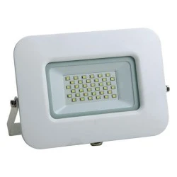 Προβολέας led smd plus 30W 220-240V 50/60Hz λευκός θερμό λευκό φως 3000k δέσμης 100° στεγανός IP65