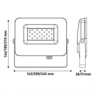 Προβολέας led smd 20W ψυχρό λευκό φως 6500k 1700lm με φωτοκύτταρο ημέρας-νύχτας στεγανός IP65 Προβολέας led smd 20W ψυχρό λευκό φως 6500k 1700lm με φωτοκύτταρο ημέρας-νύχτας στεγανός IP65