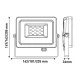 Προβολέας 20W 12-24V DC led smd ενδιάμεσο λευκό φως 4000k 1700lm εξωτερικού χώρου στεγανός IP65 Προβολέας 20W 12-24V DC led smd ενδιάμεσο λευκό φως 4000k 1700lm εξωτερικού χώρου στεγανός IP65