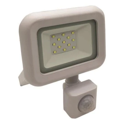 Προβολέας led smd 10W 230V ψυχρό φως 6500k 1050lm με περιστρεφόμενο ανιχνευτή κίνησης IP44