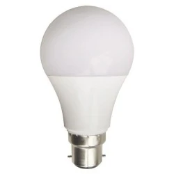 Λάμπα led αχλάδι B22 8W 220-240V ψυχρό λευκό φως 6500k 650lm δέσμης 300° 25000h