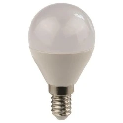 Λάμπα led σφαιρική Ε14 7W 220-240V θερμό φως 2700k 630lm δέσμης 300° 25000h