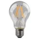 Λάμπα LED αχλάδι E27 crossed filament 4.5W 220-240V ενδιάμεσο λευκό φως 4000k δέσμης 360° 480lm