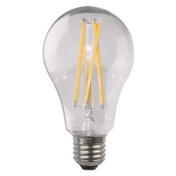 Λάμπα led filament 11W E27 220-240V ψυχρό λευκό φως 6500k 1600lm δέσμης 360° ντιμαριζόμενη