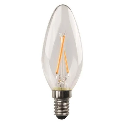 Λάμπα led τύπου κεράκι E14 crossed filament 2.5W 220-240V ενδιάμεσο φως 4000k 250lm δέσμης 360°