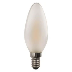 Λάμπα led filament crossed E14 4.2W 220-240V θερμό φως 3000k 480lm ντιμαριζόμενη δέσμης 360° 25000h