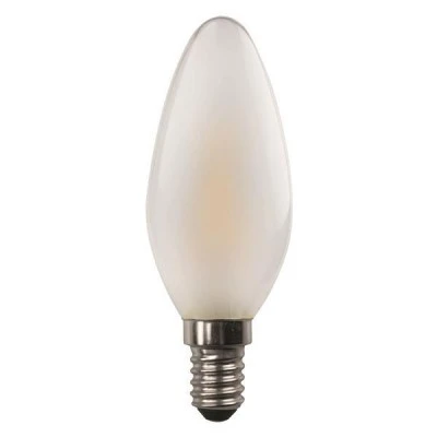 Λάμπα led filament crossed E14 4.2W 220-240V θερμό φως 3000k 480lm ντιμαριζόμενη δέσμης 360° 25000h