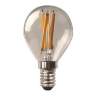 Λάμπα led σφαιρική crossed filament E14 4.2W 230V θερμό φως 3000k 480lm δέσμης 360° 25000h