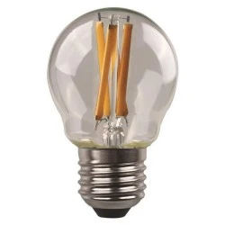 Λάμπα led σφαιρική crossed filament E27 6.5W 220-240V ενδιάμεσο φως 4000k 806lm δέσμης 360°