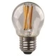 Λάμπα led σφαιρική crossed filament E27 2.5W 220-240V θερμό φως 3000k 250lm δέσμης 360° 25000h