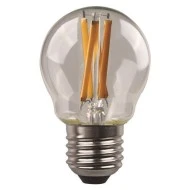 Λάμπα led σφαιρική crossed filament E27 6.5W 220-240V θερμό φως 3000k 806lm 360° ντιμαριζόμενη