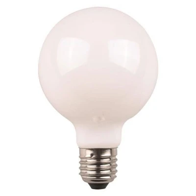 Λάμπα led Globe G95 crossed filament milky E27 8W 220-240V ενδιάμεσο 4000k 1055lm δέσμης 360°