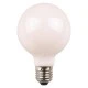 Λάμπα led Globe G95 crossed filament milky E27 8W 220-240V ενδιάμεσο 4000k 1055lm δέσμης 360°