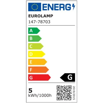 Λάμπα Led Filament G125 E27 5W 220-240V θερμό φως 2000k δέσμης 360° 300lm dimmable 25000h