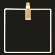 Λάμπα led soft filament Ε27 τετράγωνο 12W 220-240V 2700k 1500lm δέσμης 360° dimmable frost