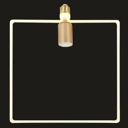 Λάμπα led soft filament Ε27 τετράγωνο 12W 220-240V 2700k 1500lm δέσμης 360° dimmable frost