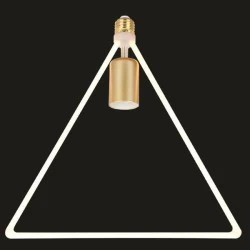 Λάμπα led soft filament τρίγωνο Ε27 12W 220-240V θερμό φως 2700k 1500lm δέσμης 360° dimmable frost
