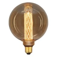 Λάμπα led globe filament G125 E27 3,5W 220-240V θερμό φως 2000k 120lm 360° gold glass dimmable