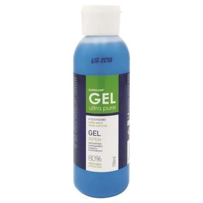 Αντισηπτικό Gel καθαρισμού χεριών 150ml 80% αλκοόλη ανά 100gr