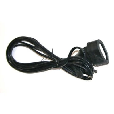 Προέκταση με φις διπολικό οβάλ καλώδιο 2x0.75mm² 3m μαύρο χρώμα