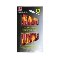 Σετ 8 τμχ κατσαβίδια CHROME-VANADIUM VDE 1000V TAIWAN σε κουτί Σετ 8 τμχ κατσαβίδια CHROME-VANADIUM VDE 1000V TAIWAN σε κουτί