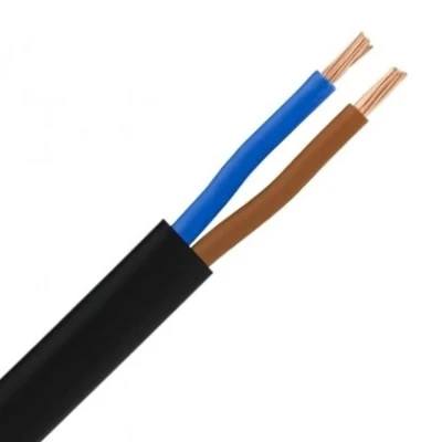 Καλώδιο εύκαμπτο H05VV-F 2x0.75mm² μαύρο
