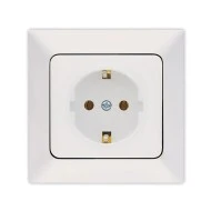 Πρίζα σούκο 16A 250V σε λευκό χρώμα NE-AD