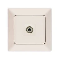 Πρίζα TV F connector σε μπεζ χρώμα NE-AD