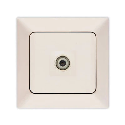 Πρίζα TV F connector σε μπεζ χρώμα NE-AD Πρίζα TV F connector σε μπεζ χρώμα NE-AD