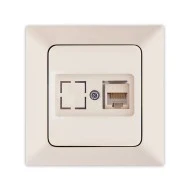 Πρίζα DATA CAT 6 RJ 45 μονή μπεζ NE-AD