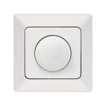 Dimmer (ροοστάτης) για LED 400W σε λευκό χρώμα NE-AD για χωνευτή τοποθέτηση IP20 Dimmer (ροοστάτης) για LED 400W σε λευκό χρώμα NE-AD για χωνευτή τοποθέτηση IP20