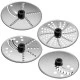 Food Processor 3 σε 1 PC-KM 1063 πολυμίξερ μπλέντερ & στίφτης 1200W με επιλογή λειτουργίας Turbo