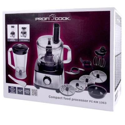 Food Processor 3 σε 1 PC-KM 1063 πολυμίξερ μπλέντερ & στίφτης 1200W με επιλογή λειτουργίας Turbo