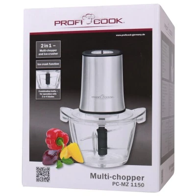 Multi Mixer 2 σε 1 με γυάλινο δοχείο PC-MZ 1150 400W 230V και λεπίδες από ανοξείδωτο ατσάλι