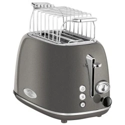 Αυτόματη vintage φρυγανιέρα PC-TA 1193 GREY 815W με ένδειξης θερμοκρασίας φρυγανίσματος