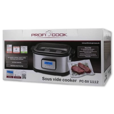 Συσκευή μαγειρέματος PC-SV 1112 Sous Vide 520W από ανοξείδωτο ατσάλι με θερμομονωμένες λαβές Συσκευή μαγειρέματος PC-SV 1112 Sous Vide 520W από ανοξείδωτο ατσάλι με θερμομονωμένες λαβές
