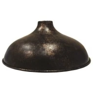Διακοσμητική σκιάδα μεταλλική Φ36x22cm μπρονζέ σειρά Σύρος