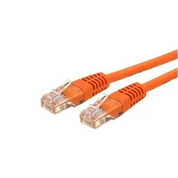 Καλώδιο δικτύου UTP CAT-5 κατηγορίας 5e 2xRJ45 πορτοκαλί 0.5m