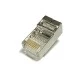 Θωρακισμένο connector RJ-45 για την κατασκευή UTP καλωδίων σύνδεσης δικτύου Θωρακισμένο connector RJ-45 για την κατασκευή UTP καλωδίων σύνδεσης δικτύου